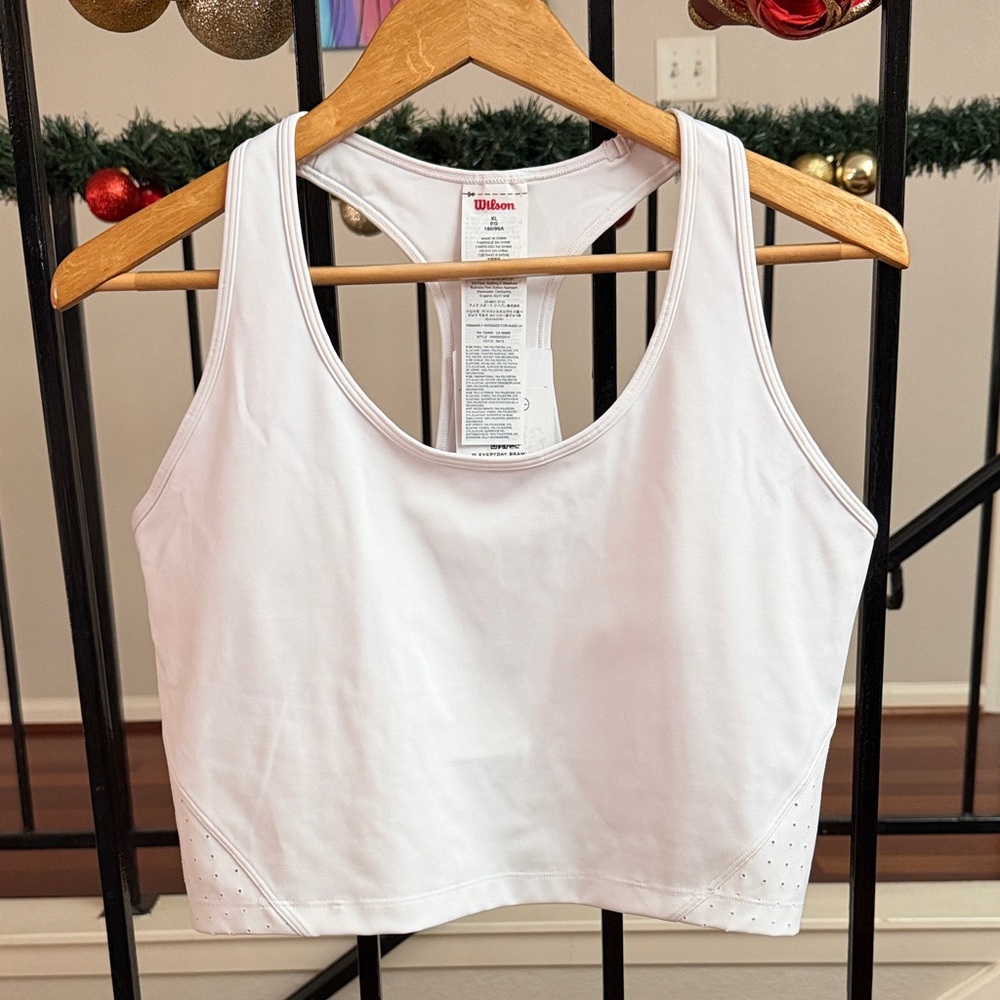 Wilson Classic White Sports Bra